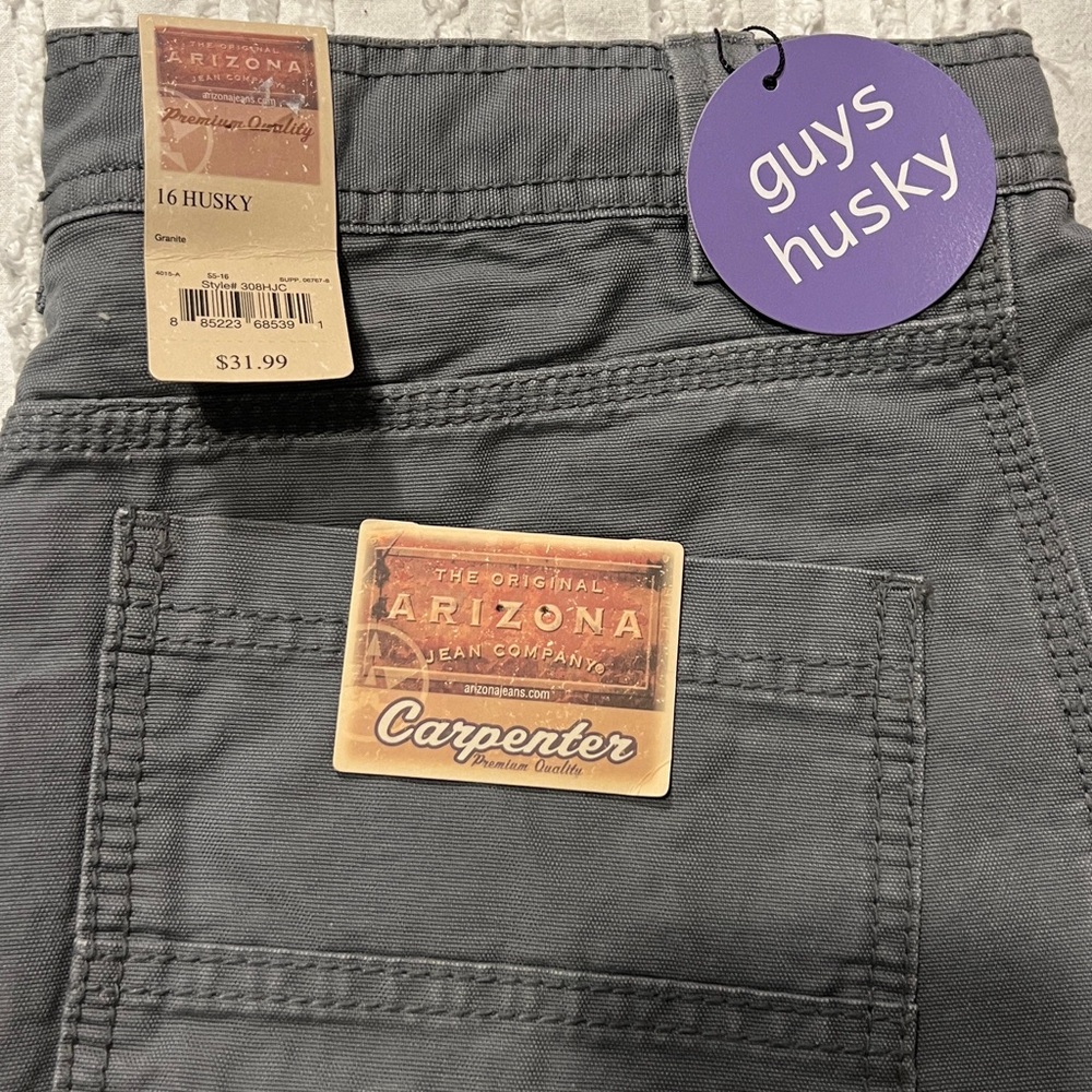 Arizona Jean Company Kids Gray Carpenter Shorts